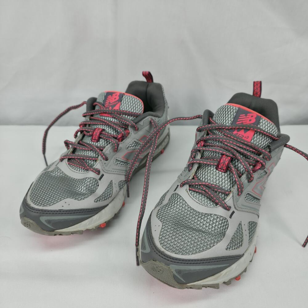 New Balance Womens 9.5 Wide 412 v3 Gray Pink All Terrain Trail Running Shoes
